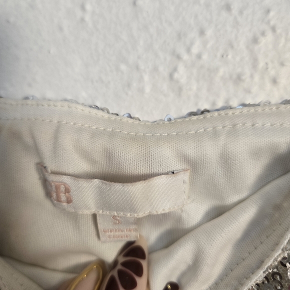 Sequin Crop Top - Champagne Sparkle - Picture 3 of 3